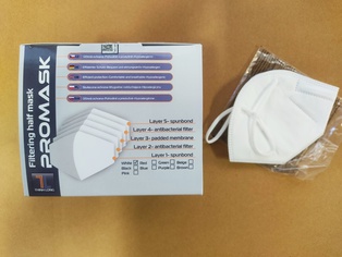 MASCHERINA PROMASK BIANCA FFP2 CERTIFICATA CE