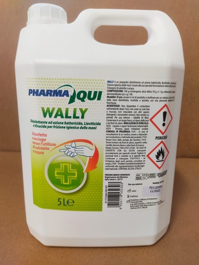 RICARICA 5L GEL MANI DISINFETTANTE P.M.C. ALCOOL 70% PHARMAQUI WALLY