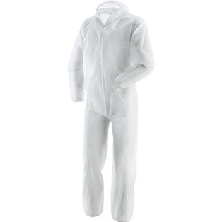 TUTE C/CAPPUCCIO E ZIP BEARFA TG. XL BIANCHE