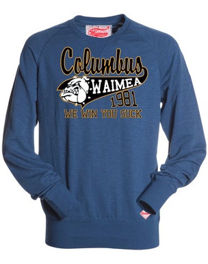 FELPA GIROCOLLO UOMO WAIMEA