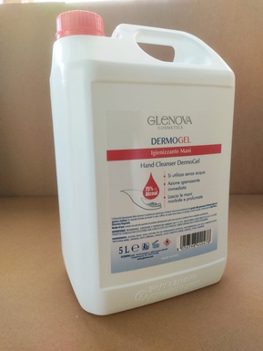 DERMOGEL IGIENIZZANTE MANI ALCOOL 75% 5LT