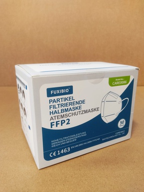 MASCHERINA FUXIBIO BIANCA FFP2 CERTIFICATA CE