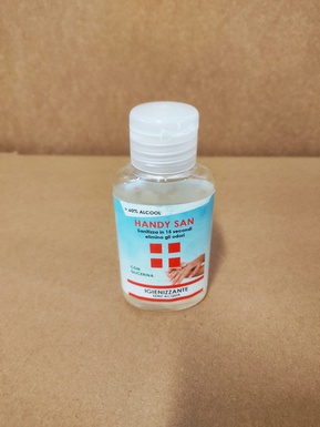 DISINFETTANTE GEL MANI IN TUBETTO HANDYSAN 100ML 70% ALCOOL