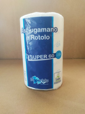 BOBINA DI CARTA PAPER SUPER 60 IN ROTOLO DA 60 METRI - 200 STRAPPI